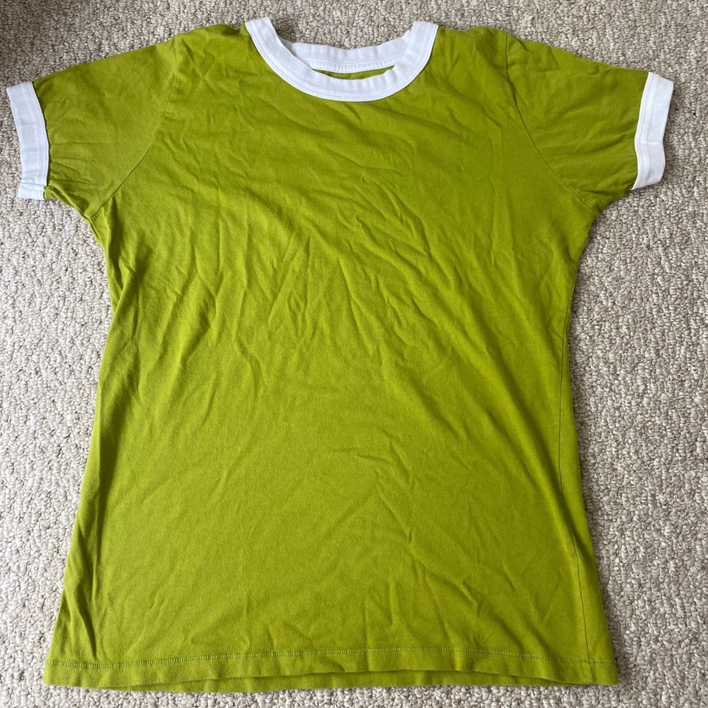 Big Bud Press Gross Green original ringer tee, XS
